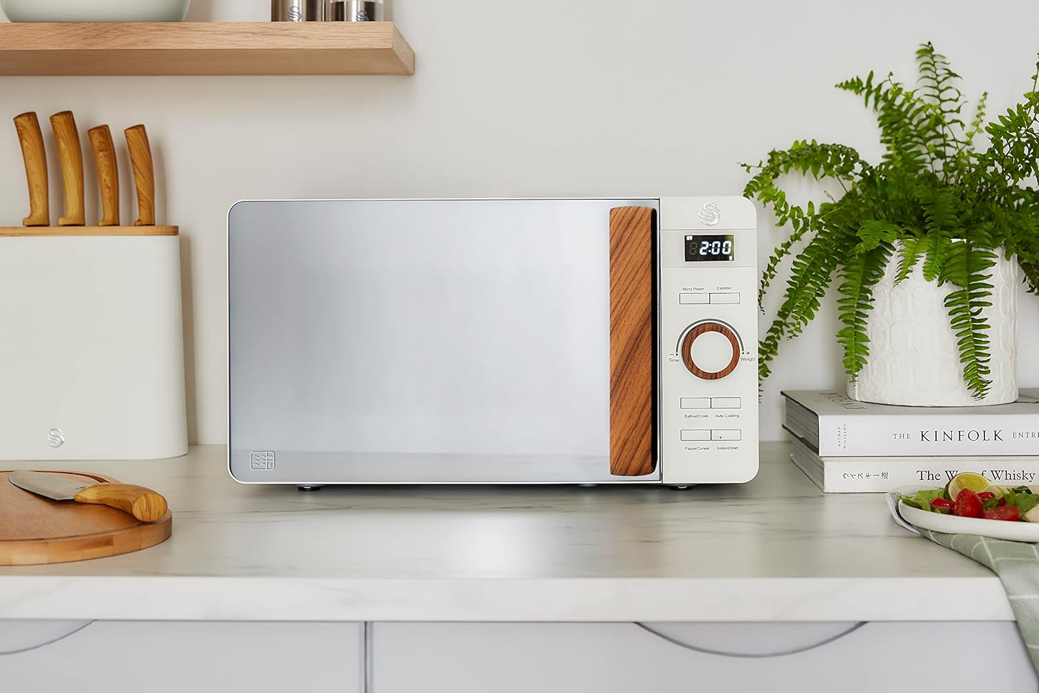 Swan Nordic Digital Microwave White 20L