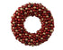 Homesmiths Wreath Shatterproof Matt Shiny Acrylic Beads Red & Gold 50cm
