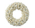 Homesmiths Wreath Shatterproof Matt Shiny Acrylic Beads White & Pearl 50cm