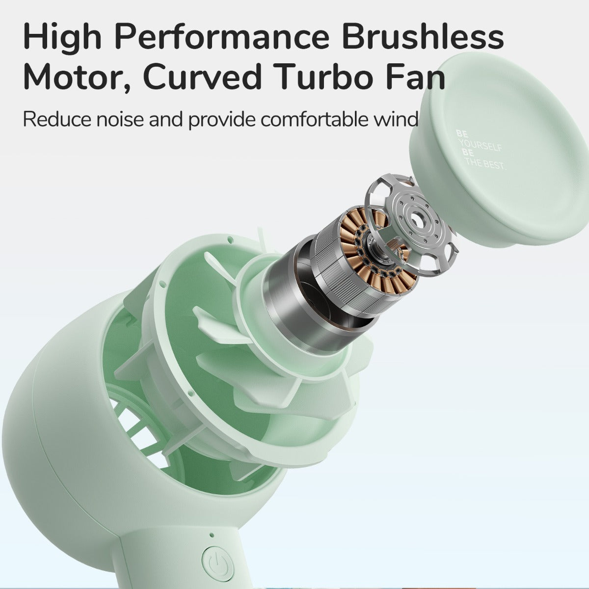 Jisulife Handheld Fan Life5 Green