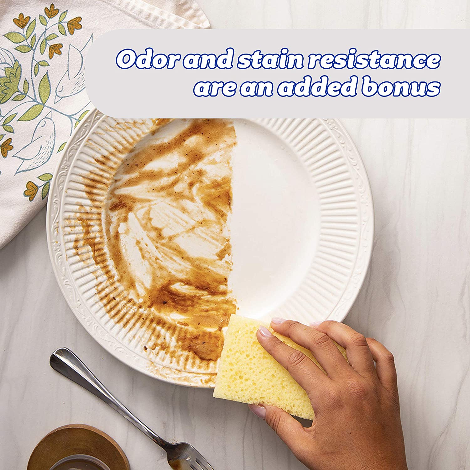 Scrub Daddy Sponge Daddy Dual Side Scrubber + Sponge Set Of 4 Assorted