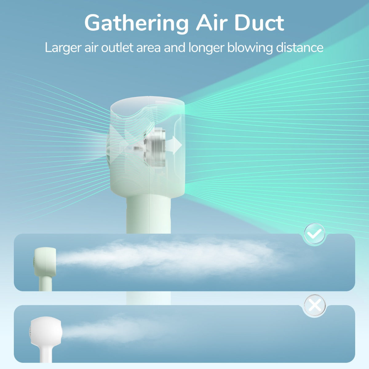 Jisulife Handheld Fan Life5 Green