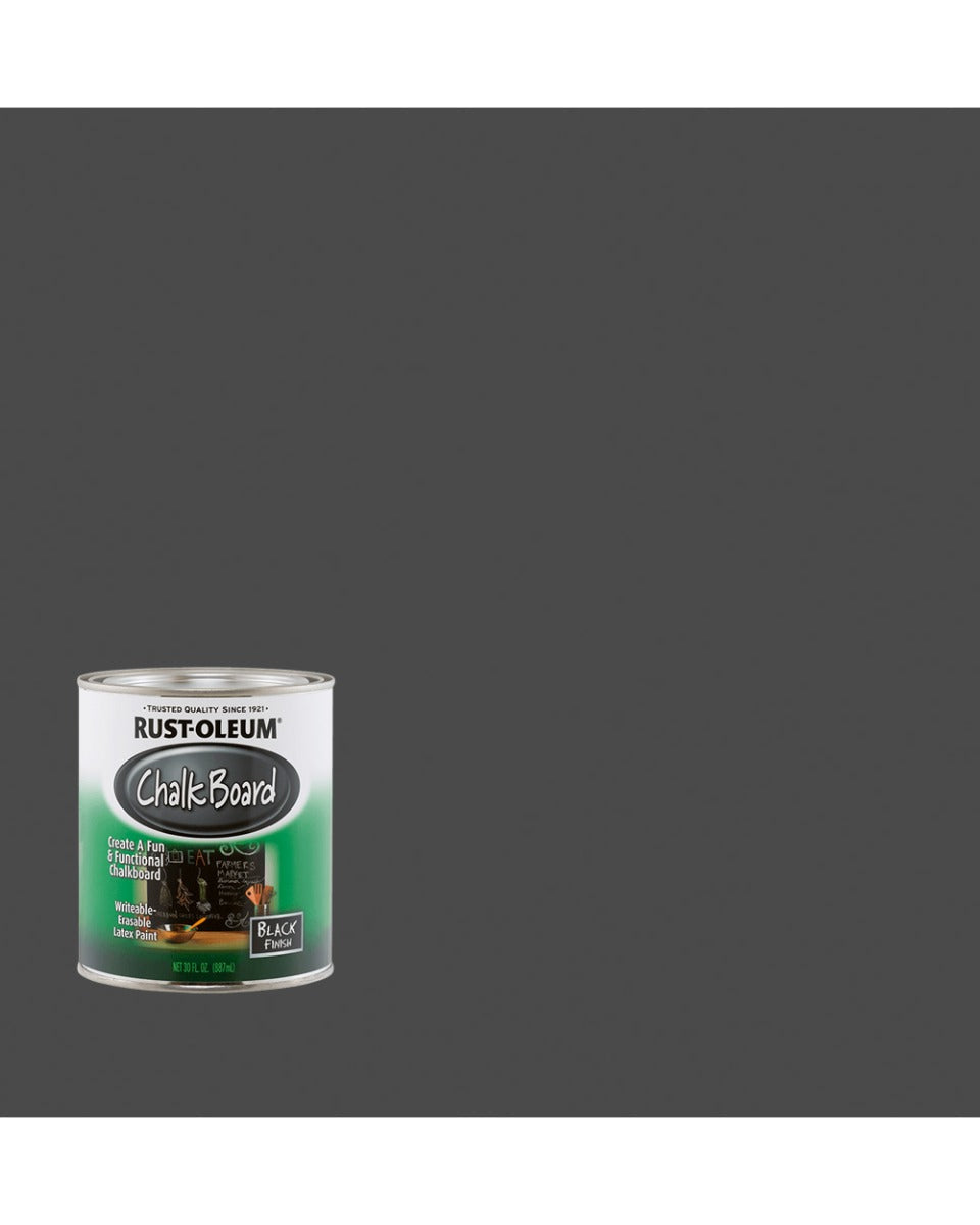 RustOleum Chalkboard Brush On Paint Black 30Oz