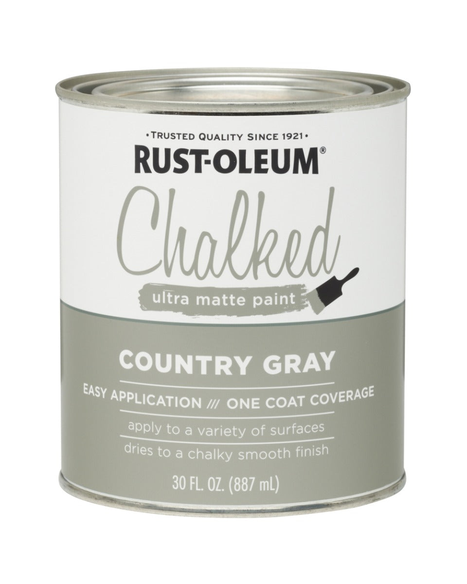 RustOleum 30Oz Grey Chalked Paint
