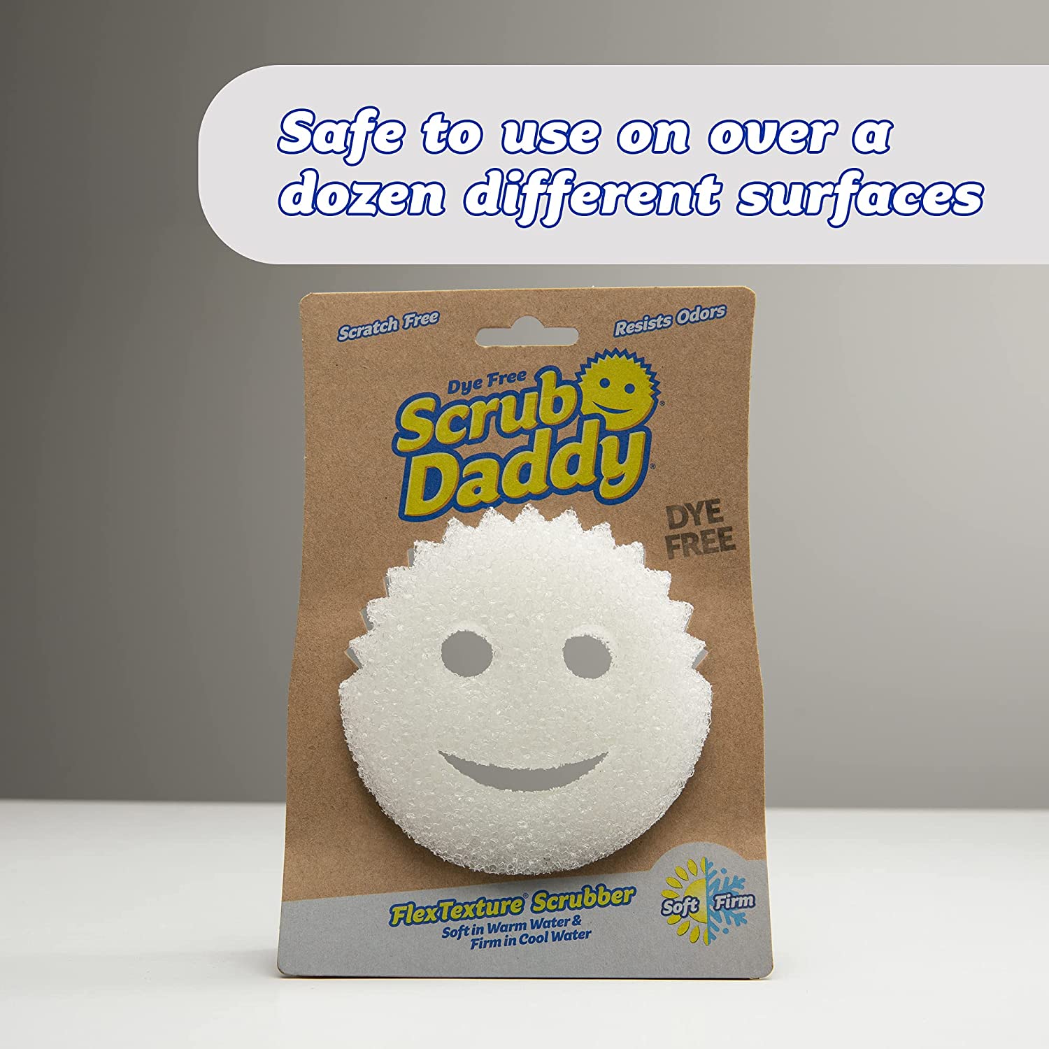 Scrub Daddy Dye/Scratch Free Scrub 1 Count White