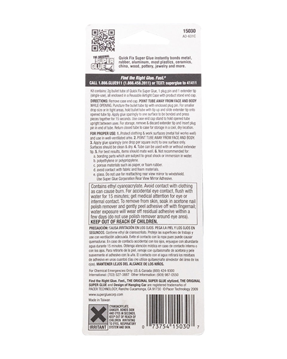 Super Glue 2g Quick Fix