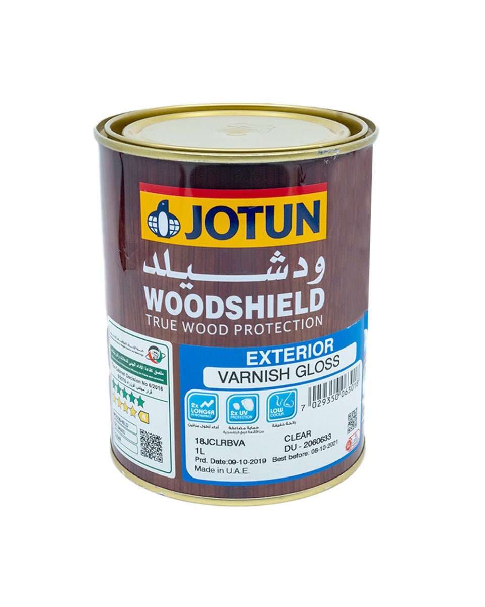 Jotun Woodshield Varnish Gloss Exterior 1L Clear
