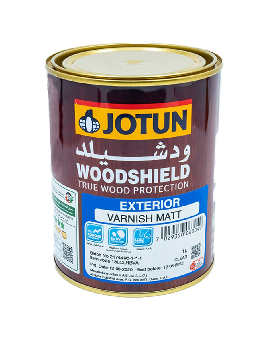 Jotun Woodshield Varnish Matt Exterior 1L Clear