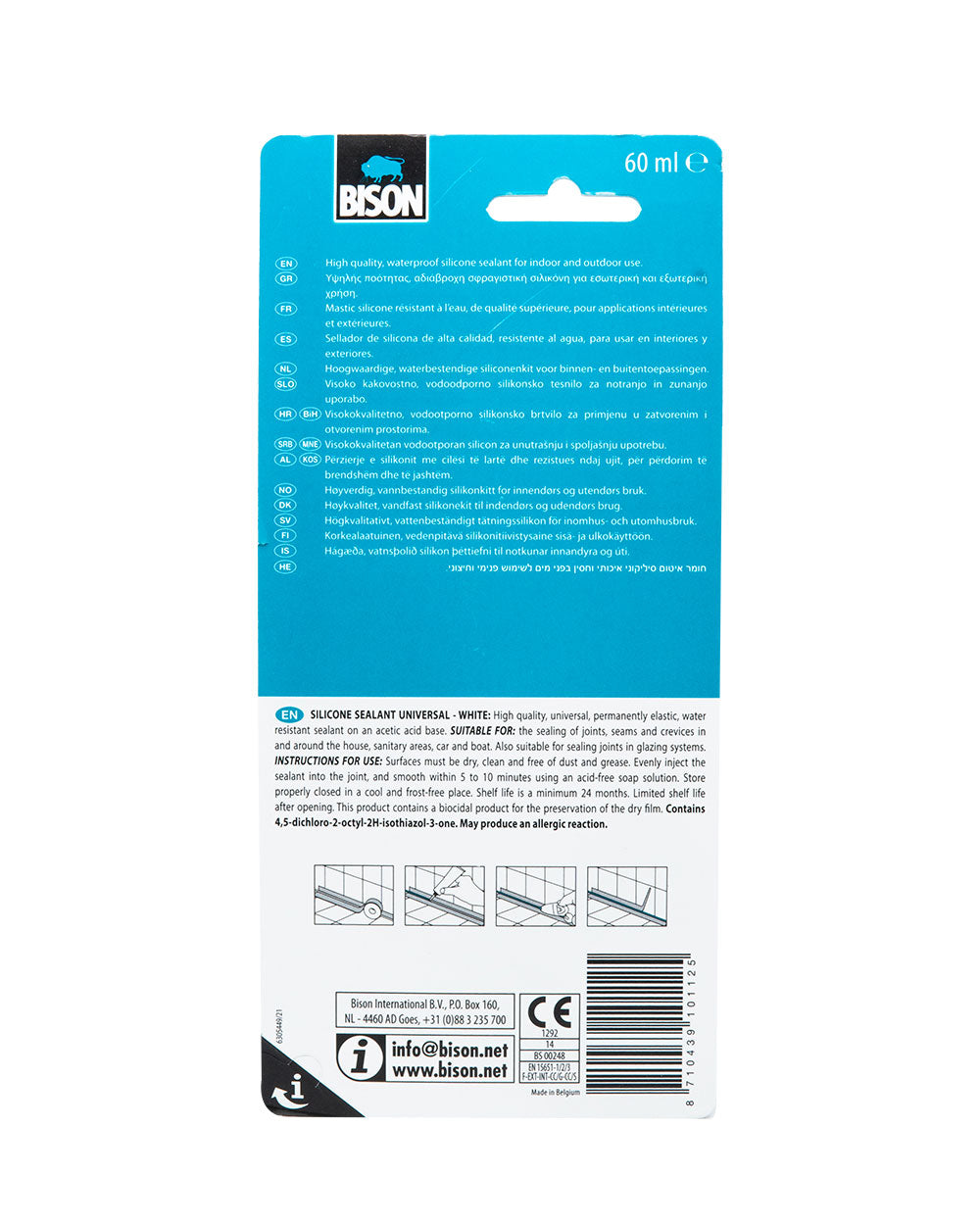 Bison Kit Silicone Universal White