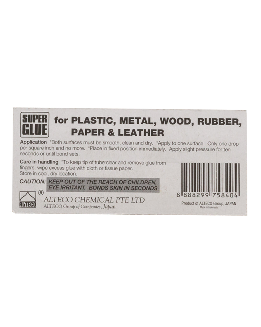 Alteco Super Glue 3g