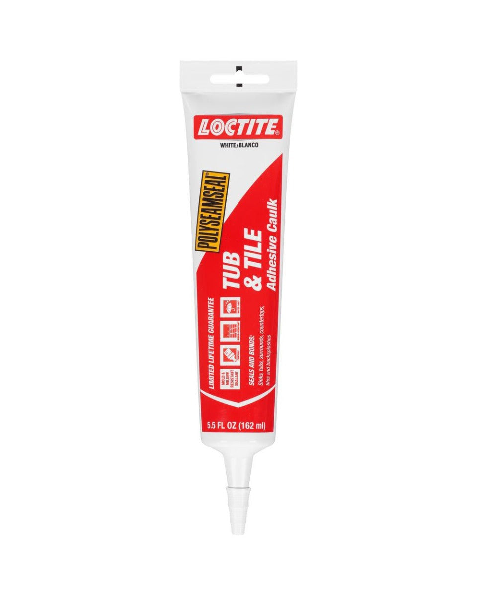 Loctite 5.5Oz White Tub & Tile Adhesive Caulk