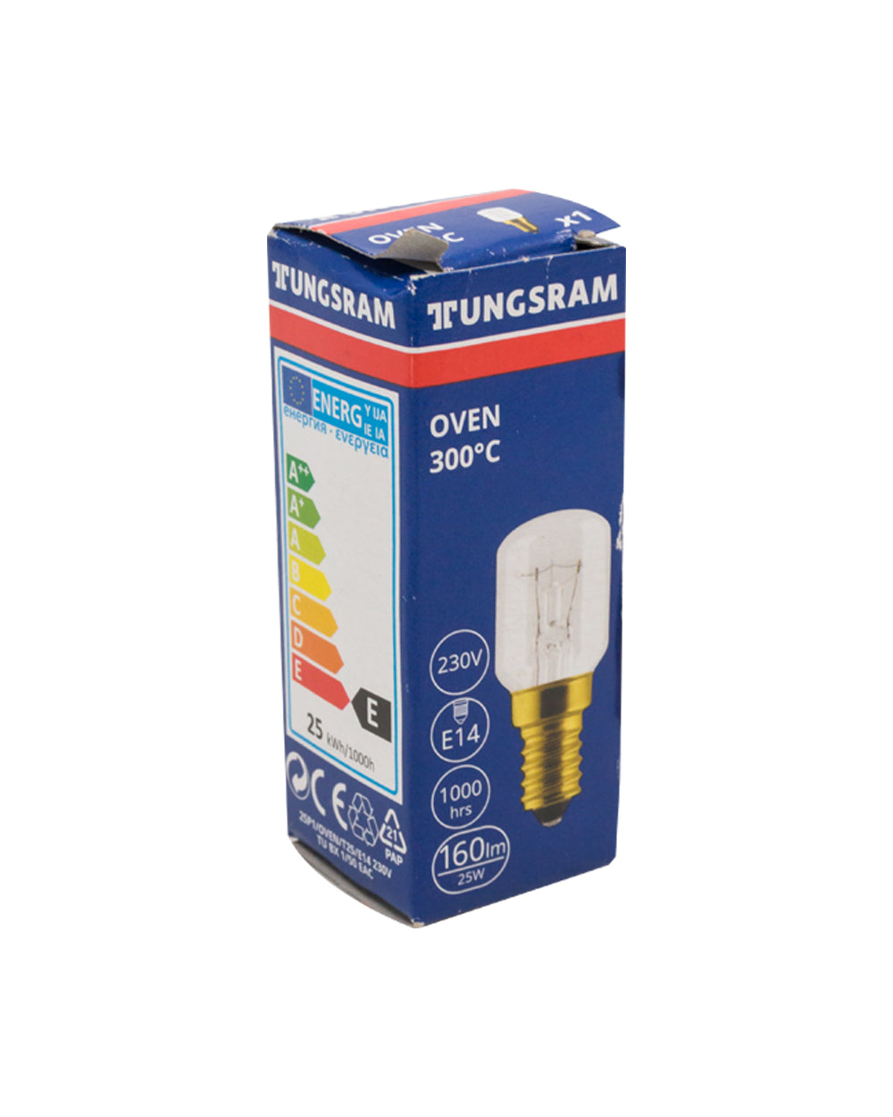 Tungsram Oven Bulb 15 & 25W E14