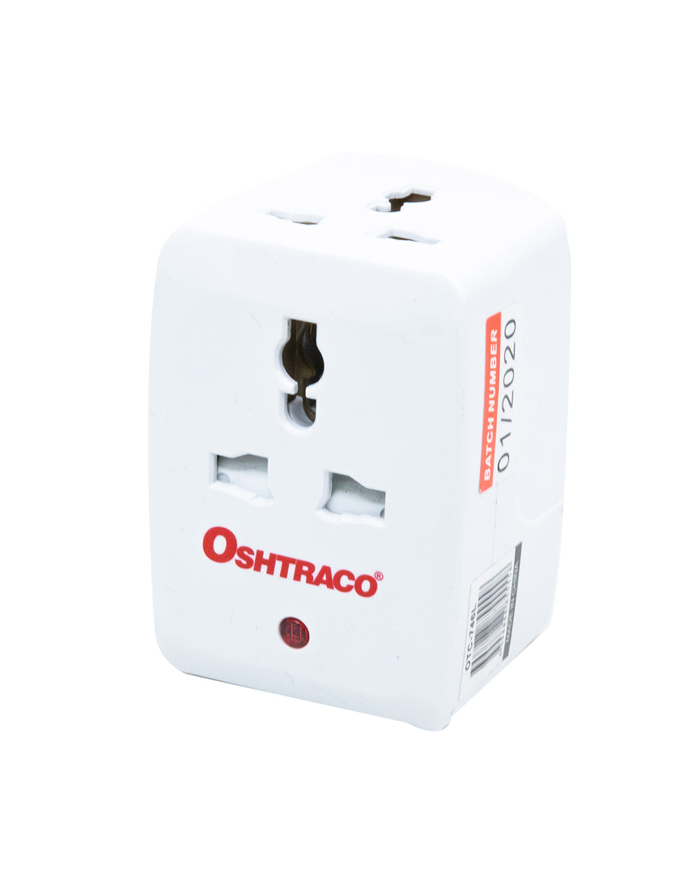 Oshtraco 13AMP 3 Way Multi Socket Adaptor With Neon