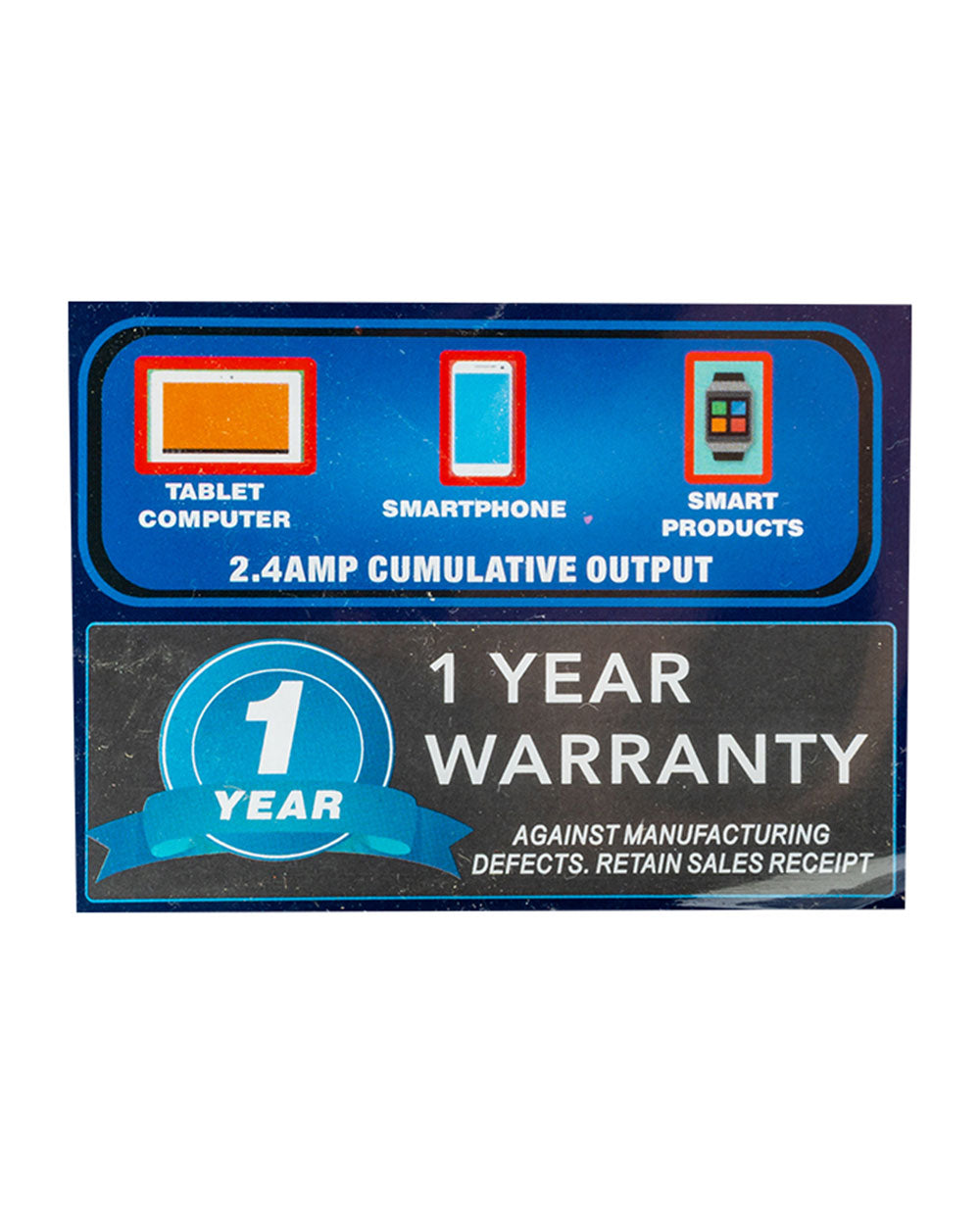 Oshtraco 2 Way Multi Socket Plus 2 USB Port