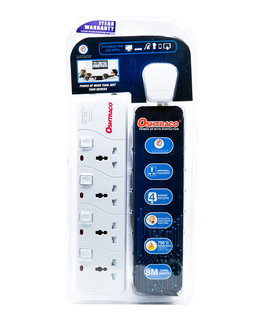 Oshtraco Universal 4 Way 8m