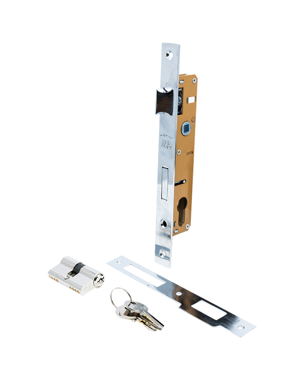 Homesmiths Safe Aluminum Lock Body With 55mm Brass Cylinder