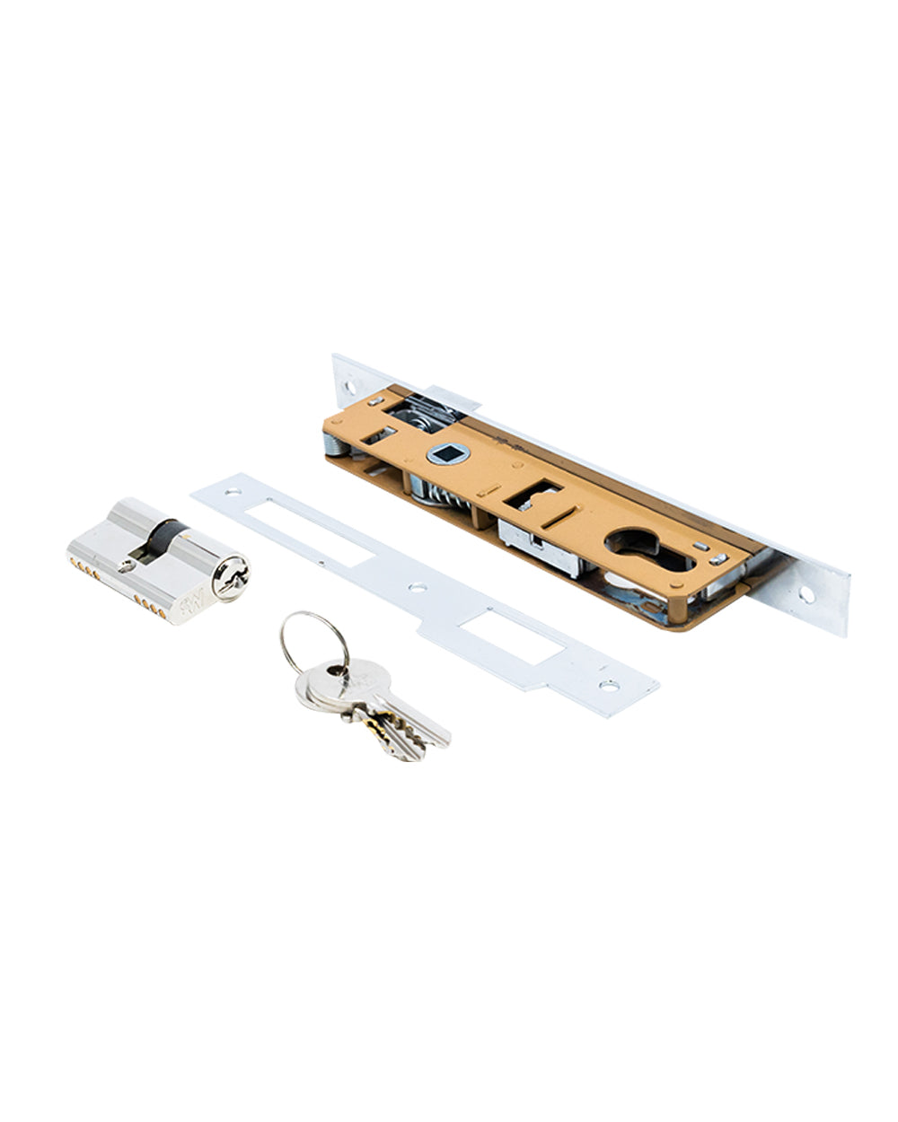 Homesmiths Safe Aluminum Lock Body With 55mm Brass Cylinder