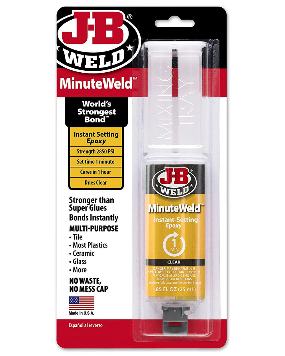 JB Weld MinuteWeld 25 ML Syringe