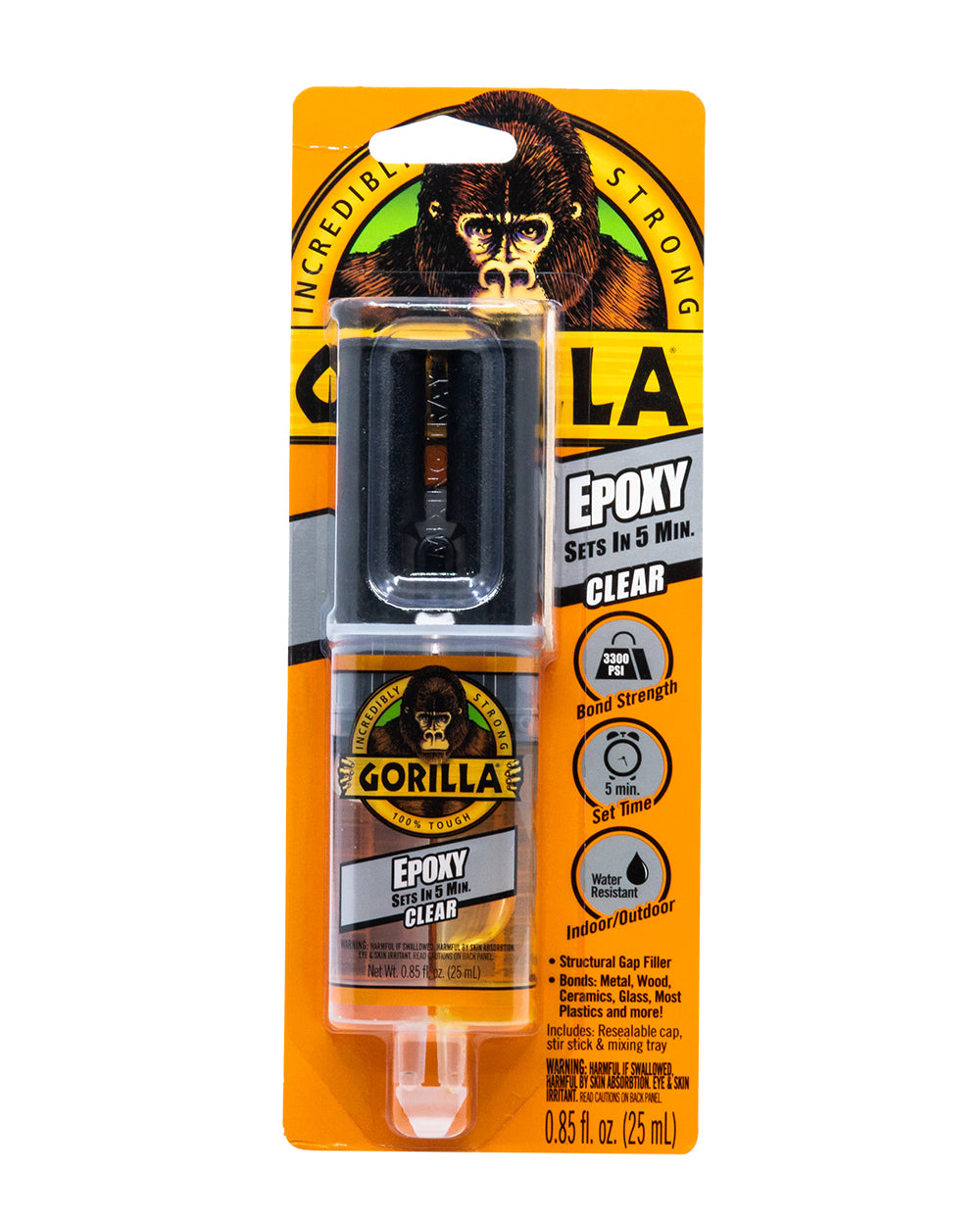 Gorilla Two Part Epoxy Glue 0.85Oz