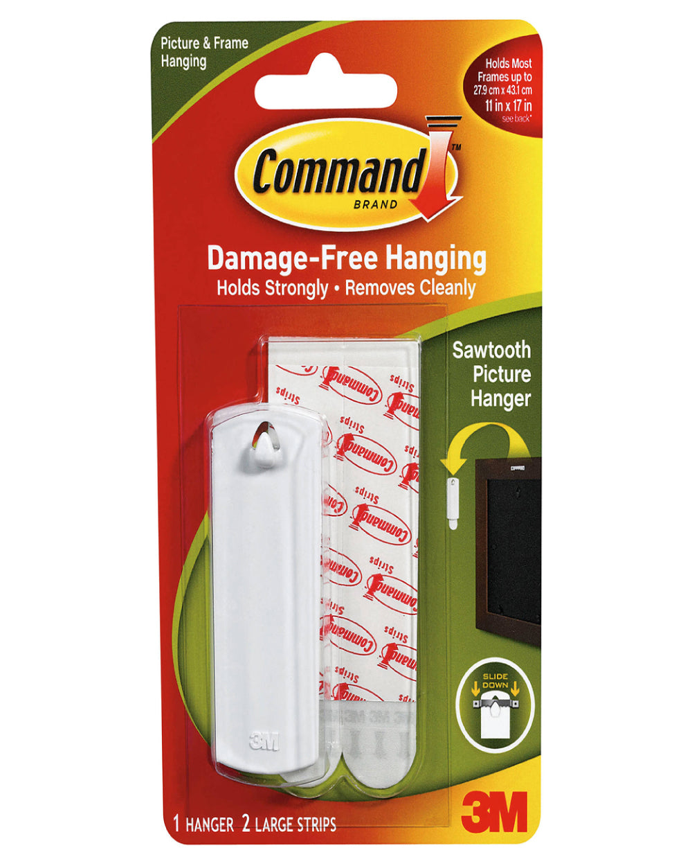 Command Sawtooth Picture 1 Hanger And 2 Strips