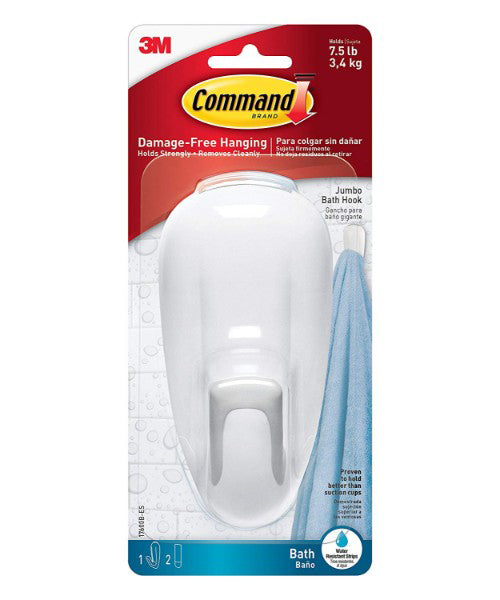 Command Large Bathroom Hook