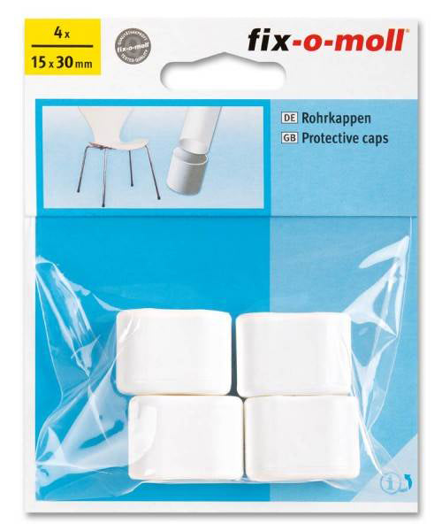 Fix-O-Moll Protective Caps White 15Mm