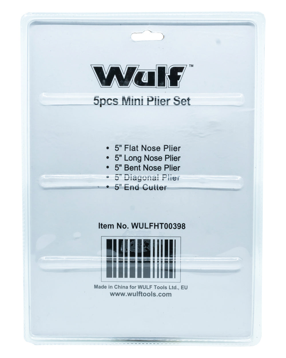Wulf 5 Pcs Mini Plier Set 5 Inches