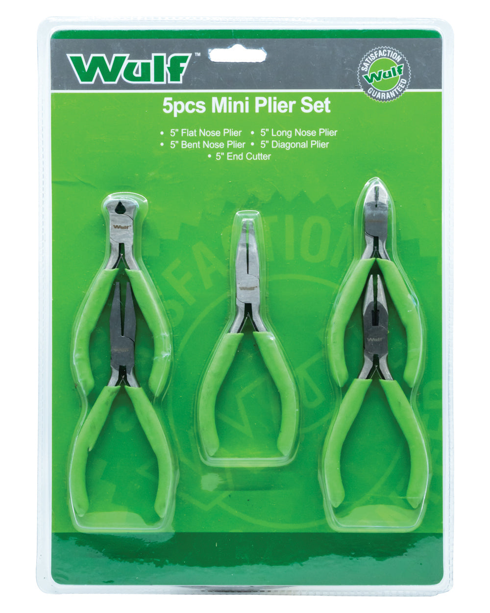 Wulf 5 Pcs Mini Plier Set 5 Inches