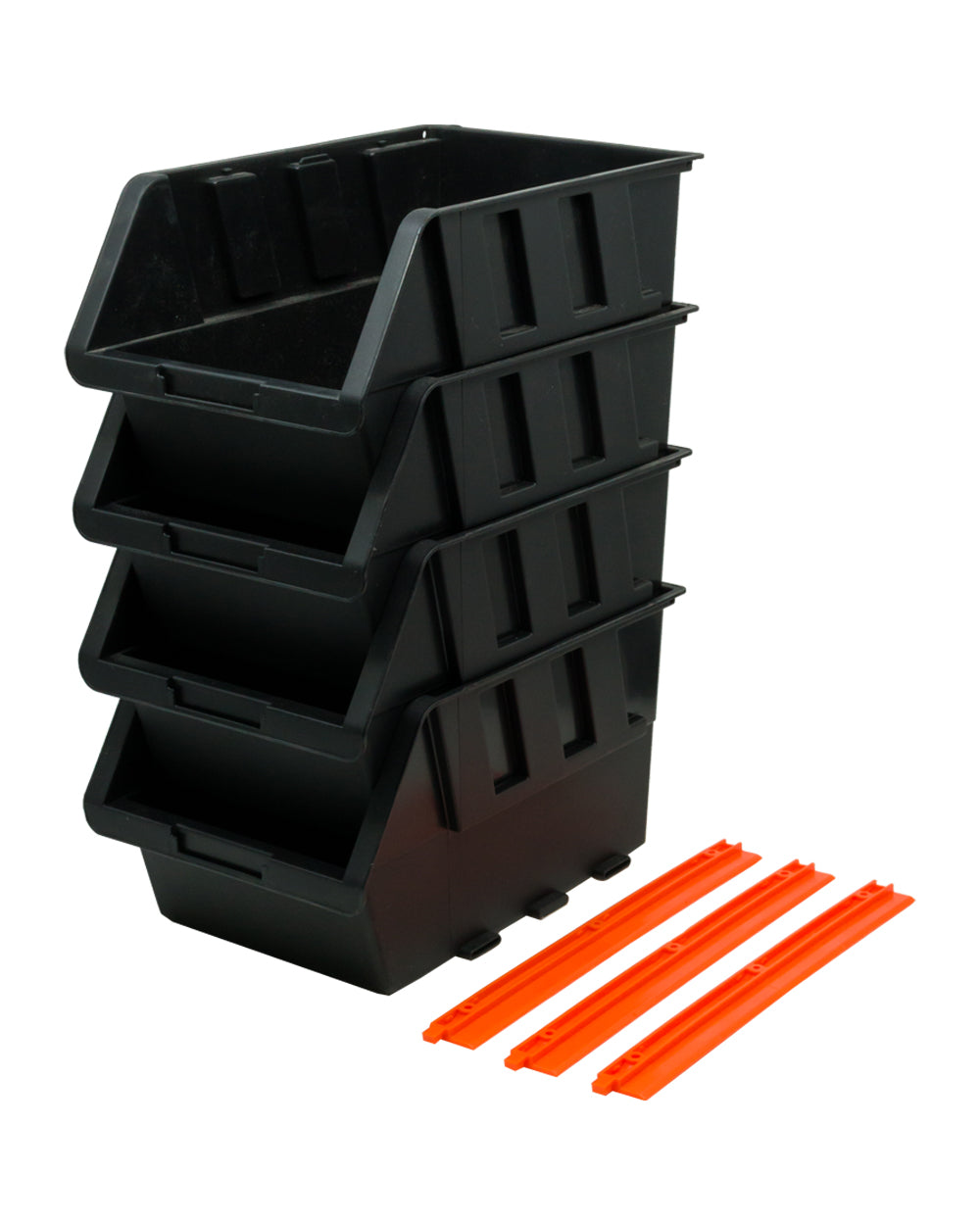 Tactix Storage Bin Set of 6 Pieces 15 x 24 x 12.8 cm