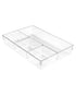 Interdesign Linus Dresser with 4 Divider 9 x 13 x 2.2 inch Clear