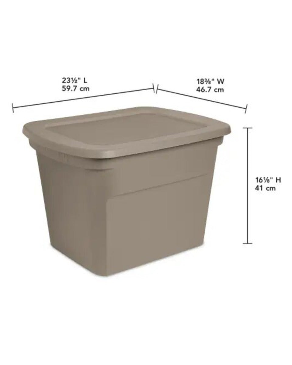 Sterilite Blue Storage Tote 18 Gallon