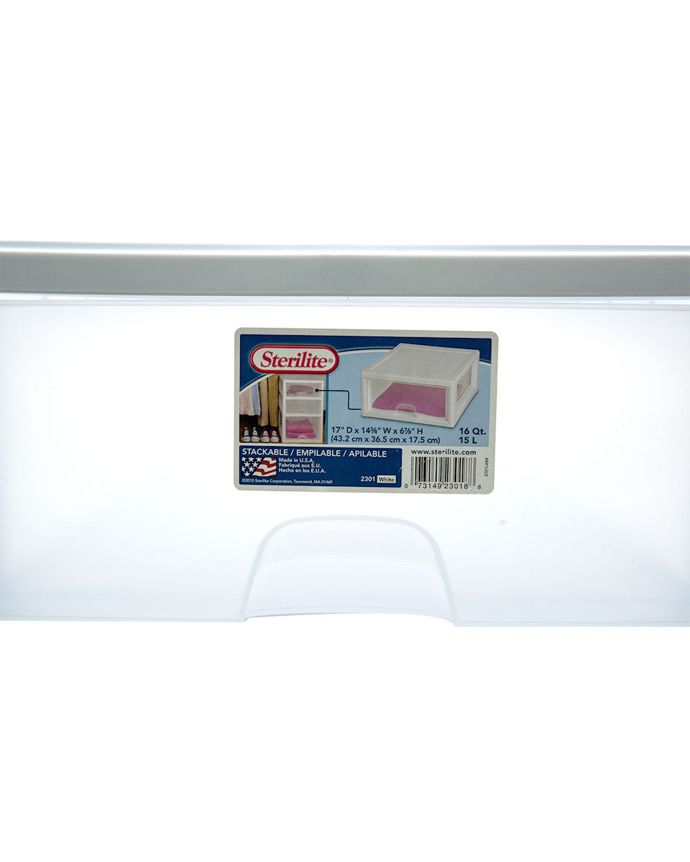 Sterilite 16QT Stacking Drawer