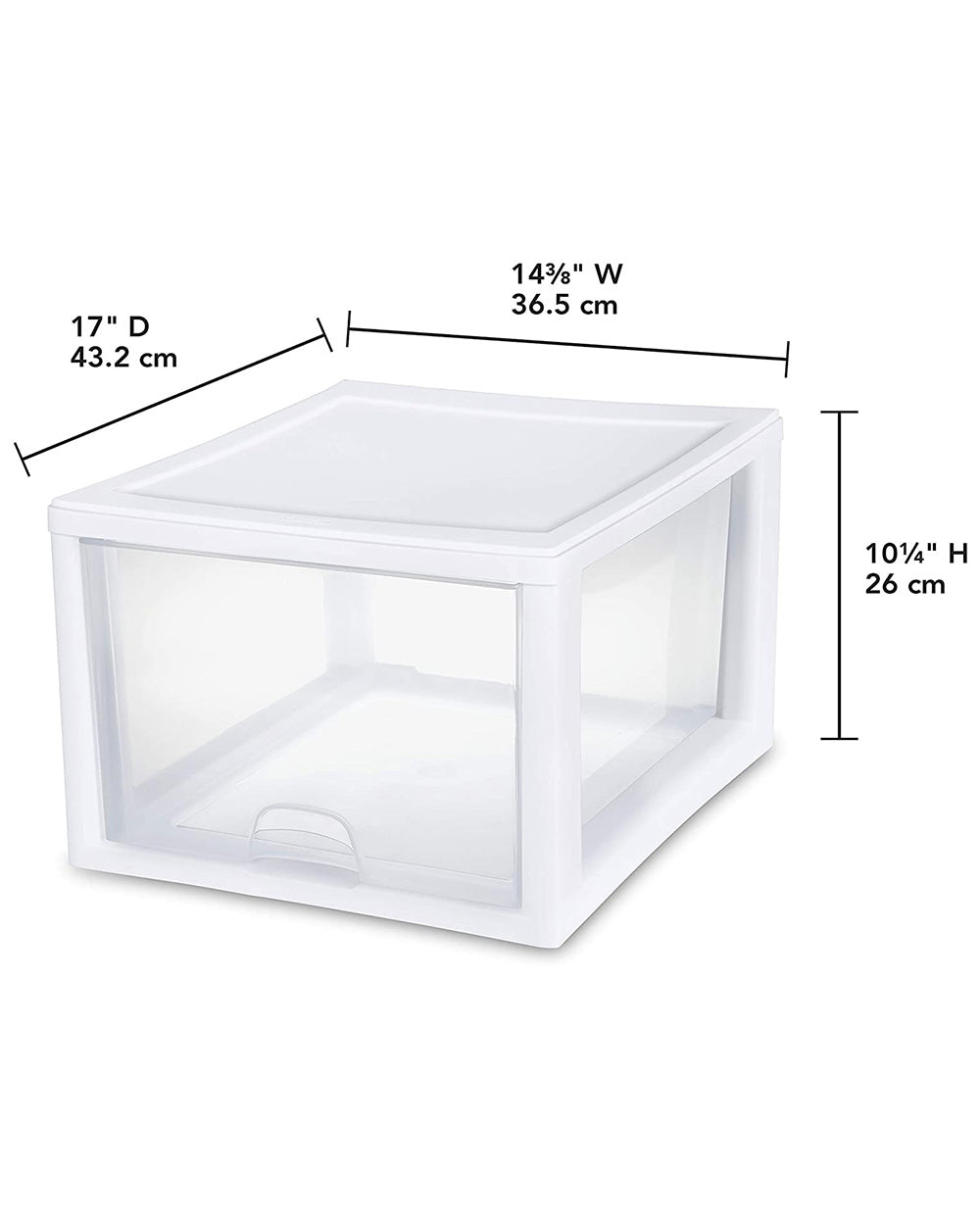 Sterilite 27QT Stacking Drawer