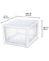 Sterilite 27QT Stacking Drawer