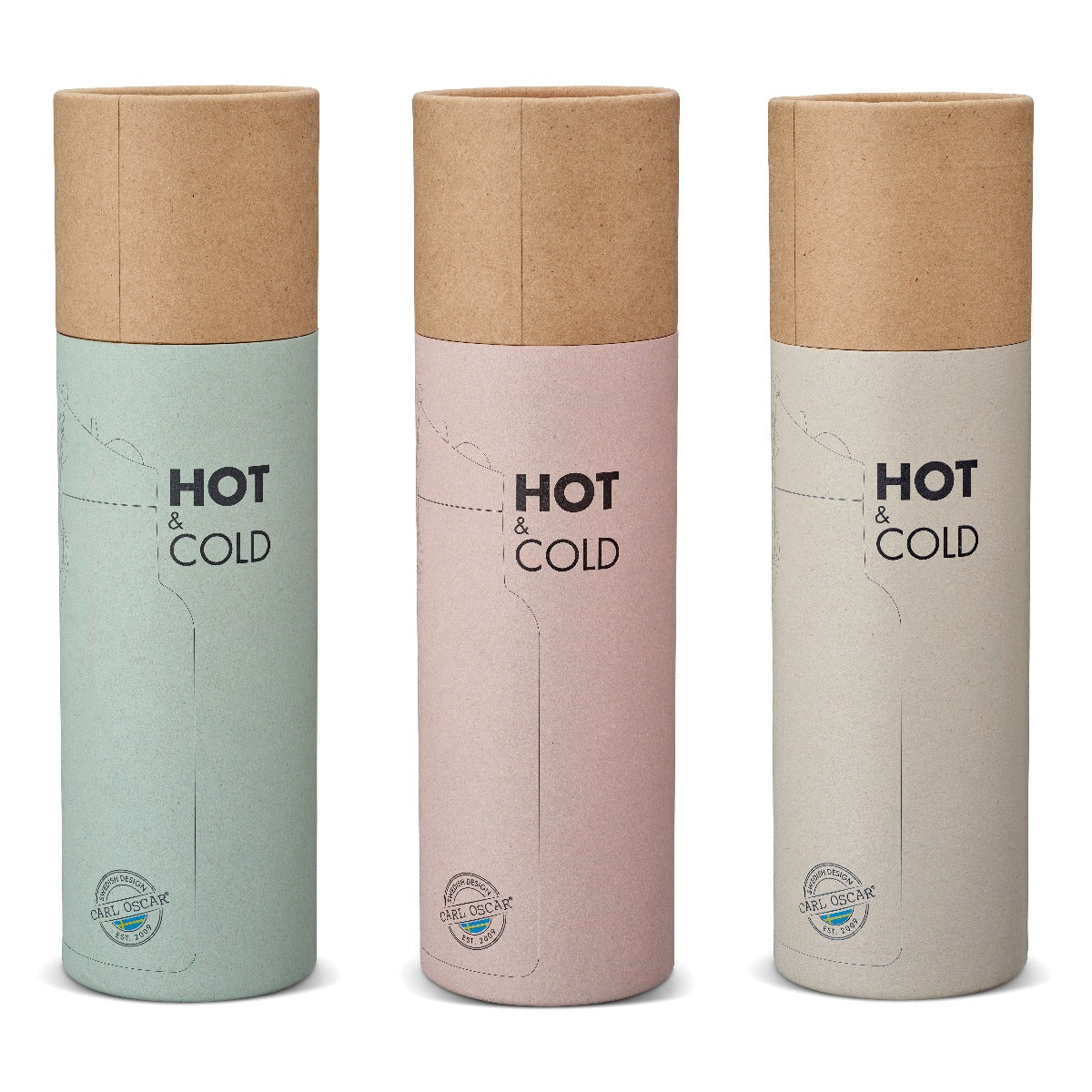 Carl Oscar Tempflask 0.5 L - Greige