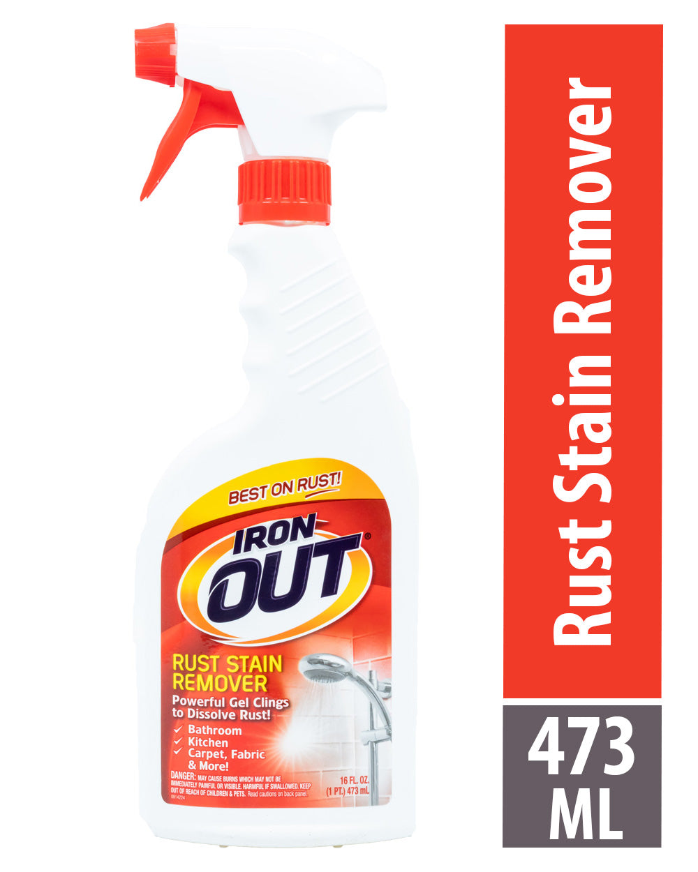 Iron Out Spray Rust Stain Remover 16 ounce