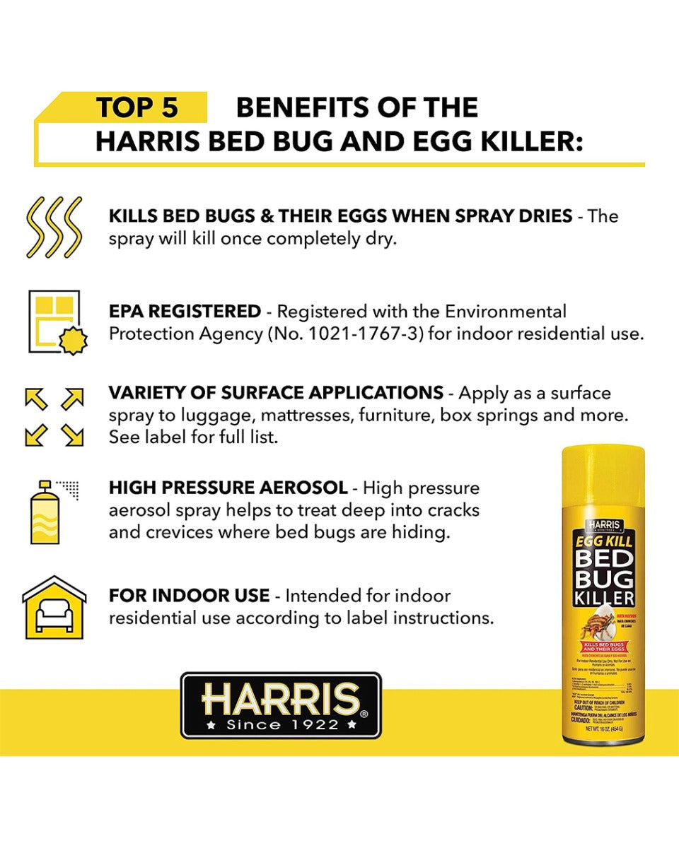 Harris 16oz Egg Kill Bed Bug Killer