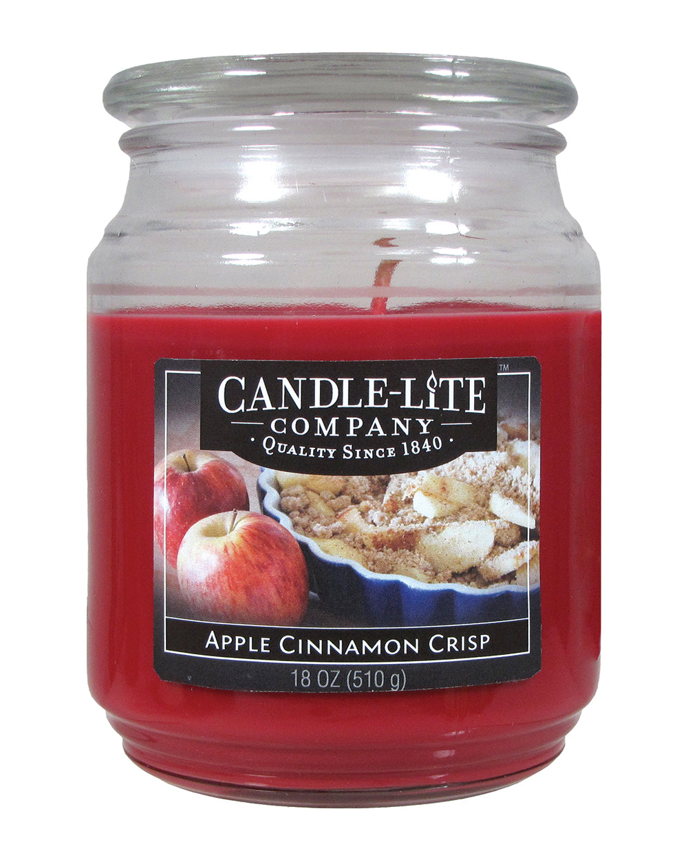 Candle Lite Everyday Essential 18Oz Terrace Jar Apple Cinnamon Crisp