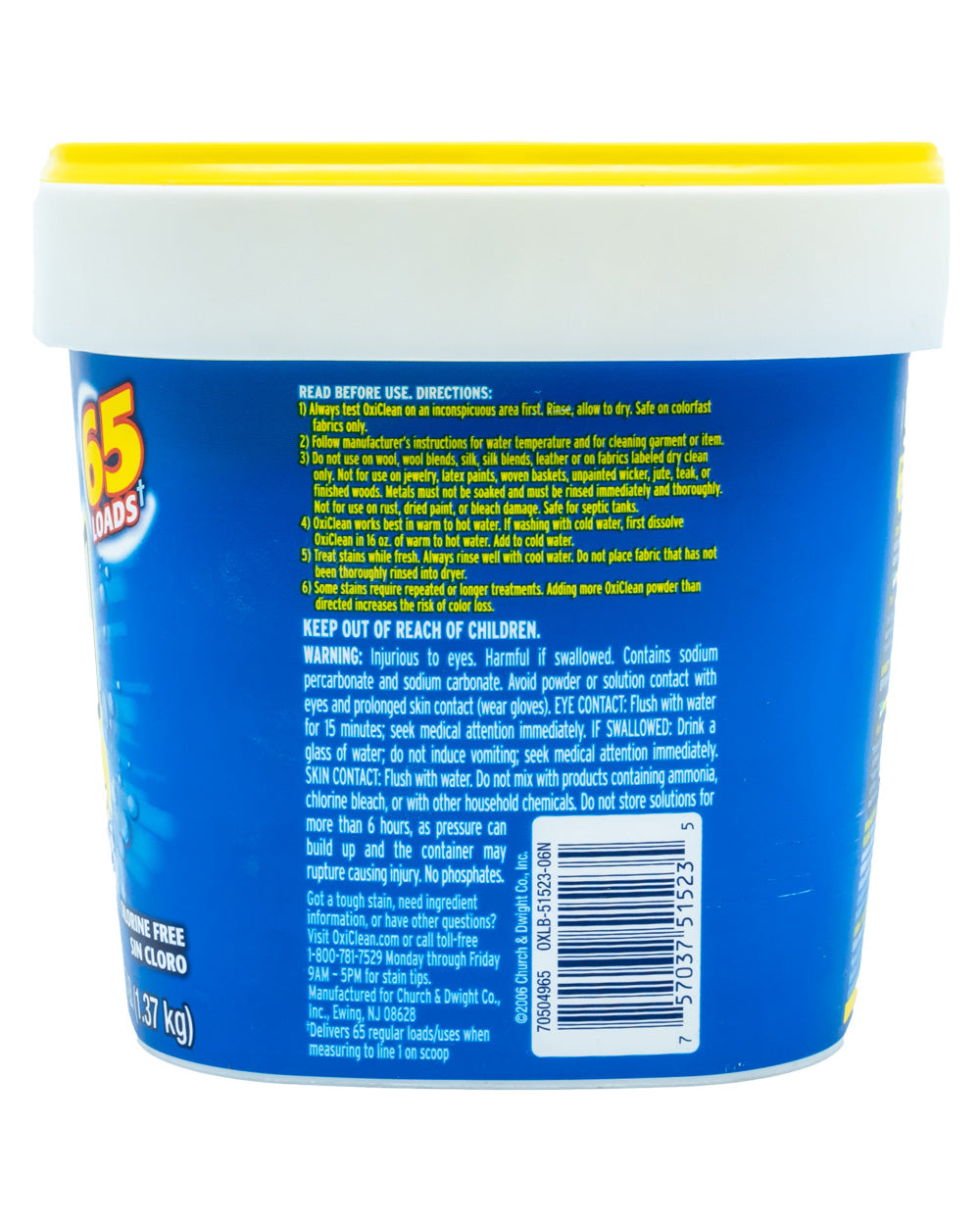 Oxi Clean 3.0 Lbs Stain Remover