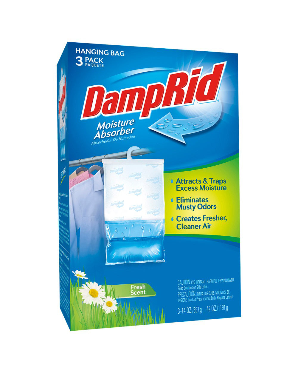 Damp Rid 3Pack 14 Closet Freshener