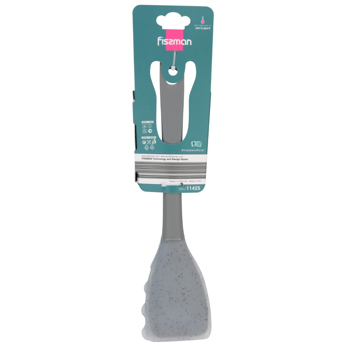 Fissman Multi Purpose Tongs Mauris Grey 28 cm Silicone