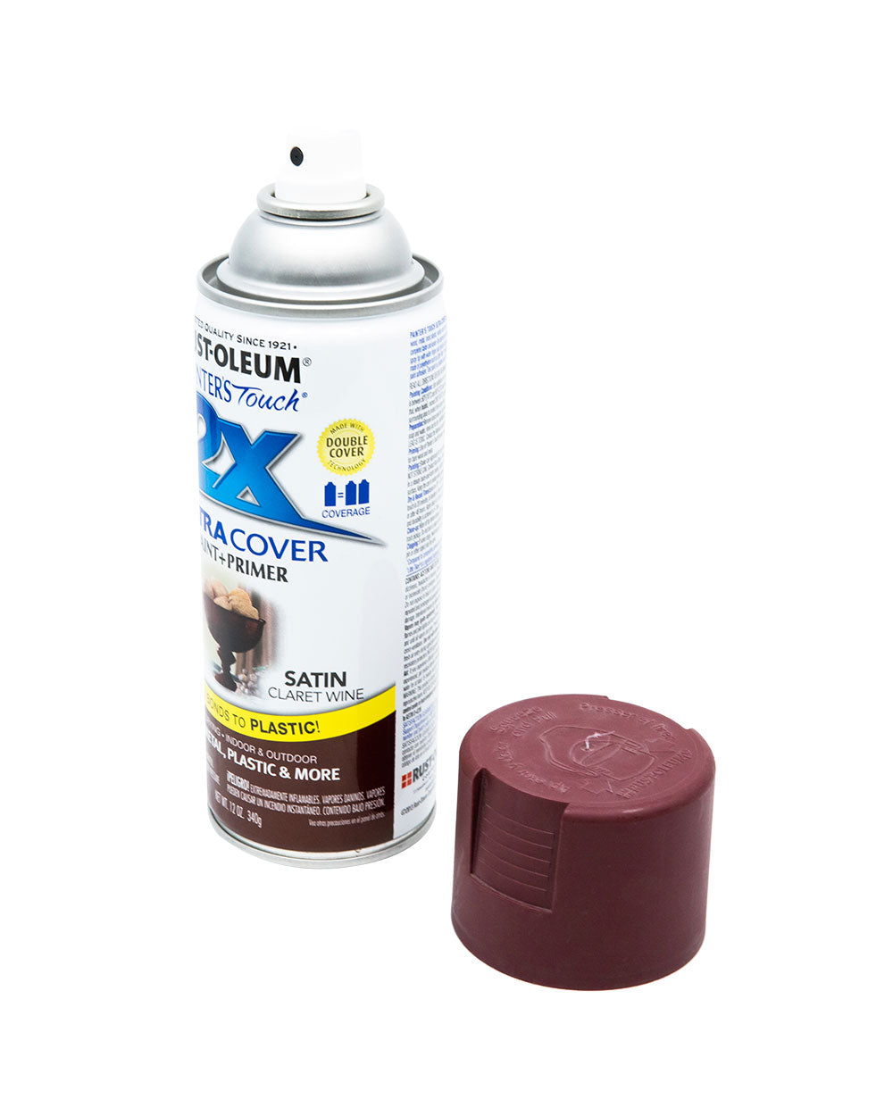 RustOleum PT 2X Ultra Cover Satin Claret Wine 12Oz