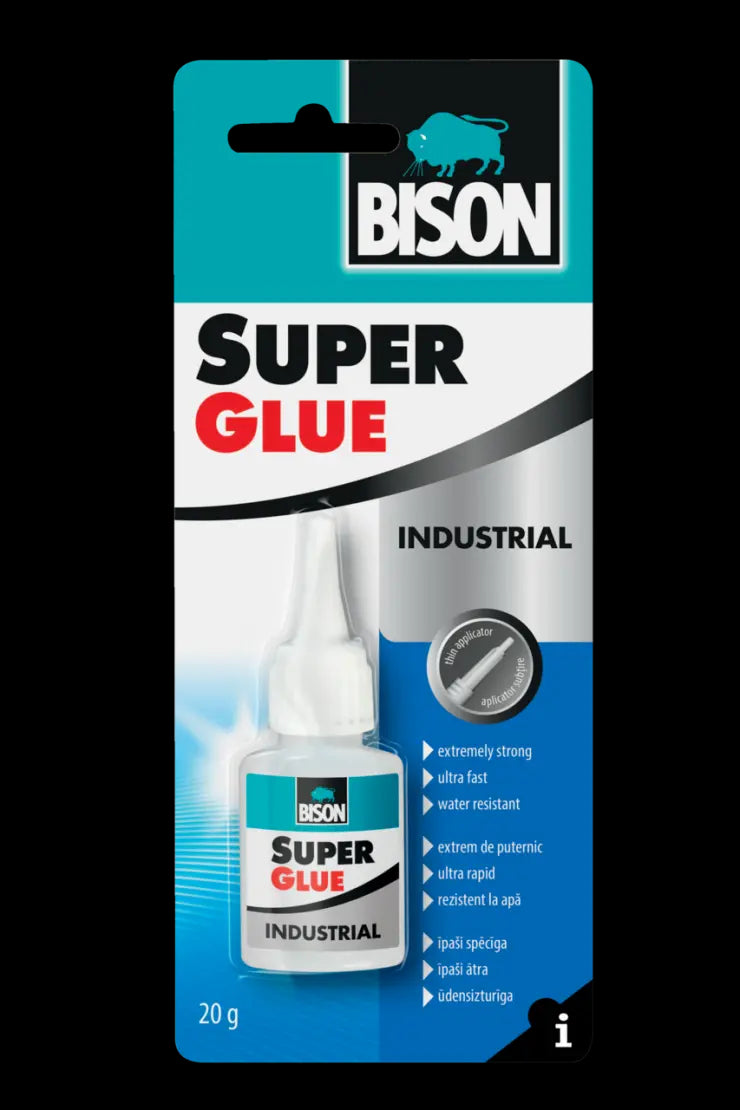 Bison Super Glue Industrial Card 20g