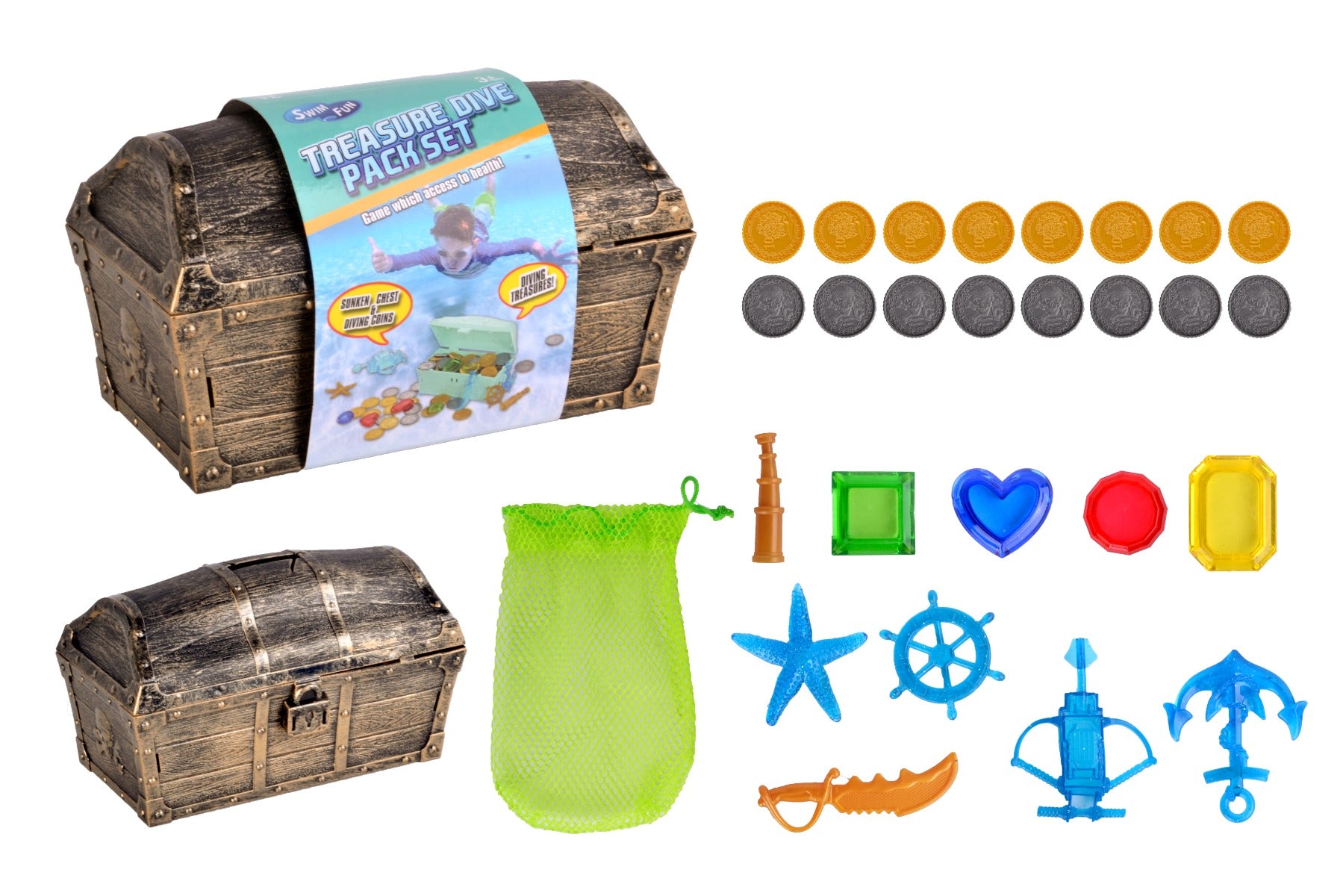 Mondo Diving Treasure Chest Set 27 Pieces
