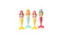 Mondo Diving Mermaid Toys 4 Pieces