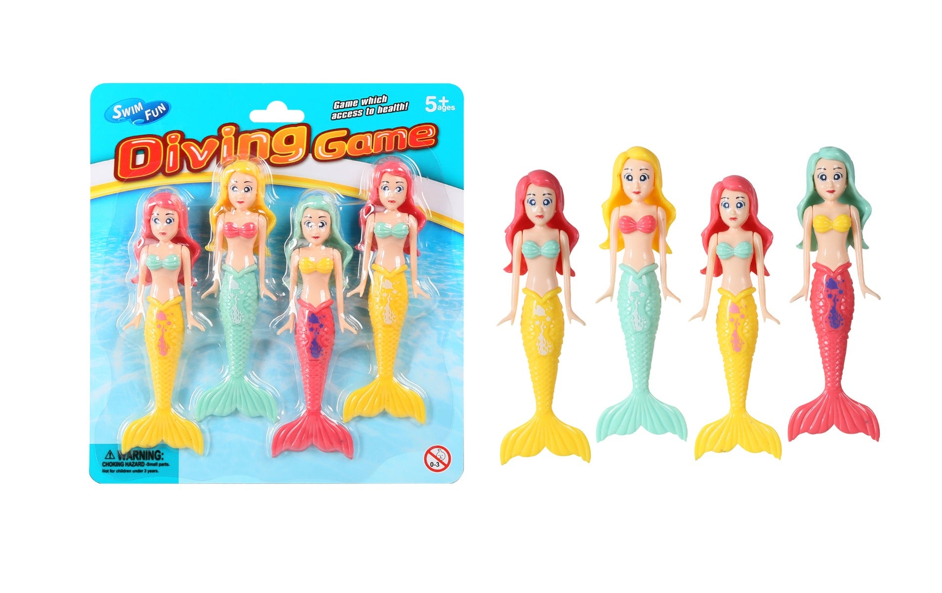 Mondo Diving Mermaid Toys 4 Pieces