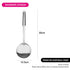 Fissman Slotted Skimmer Spoon Zonda Series Ladle Stainless Steel Silver