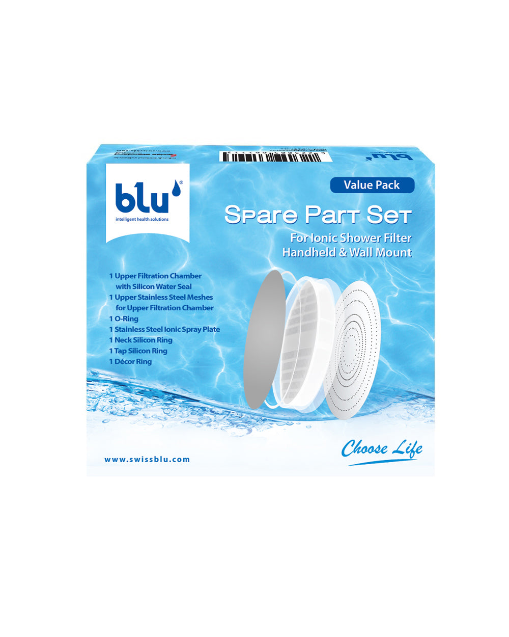 Blu Spare Parts Set for ISF Handheld/Wall Mount