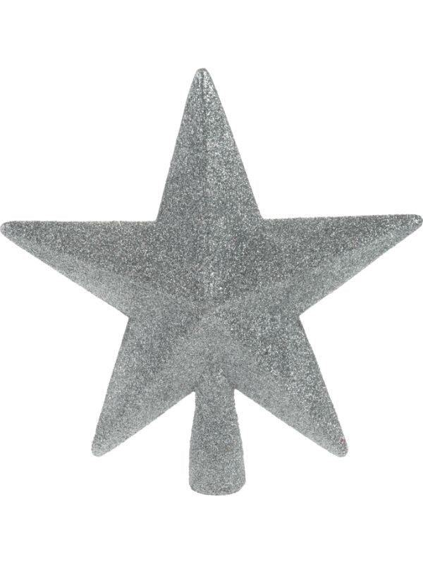 Homesmiths Christmas Treetop Star 19cm Silver