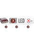 Homesmiths Christmas LED Chain Ball 28Mm Red